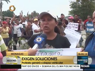 Vecinos cerraron por 6 horas vía en Maturín por viviendas inconclusas