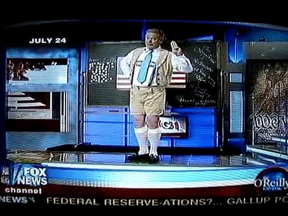 OReilly and Glenn Beck "What is with the lederhosen?"