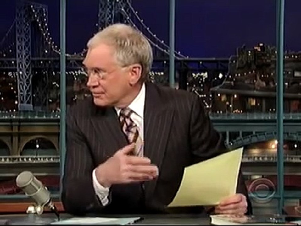 Letterman vs O'Reilly