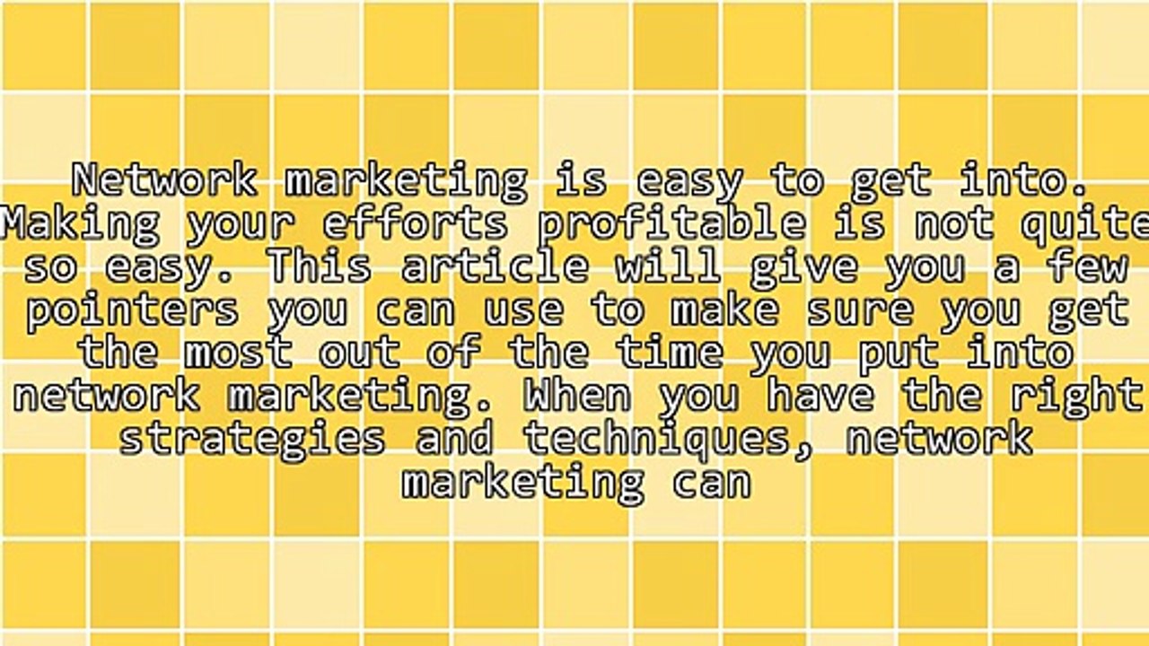 Tips You Can't Miss For Successful Network Marketing