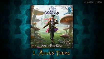 Alice in Wonderland Soundtrack  // 01. Alice's Theme (+ Lyrics)