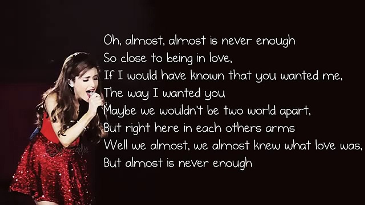 Almost is Never Enough (Lyrics) - Ariana Grande feat. Nathan Sykes