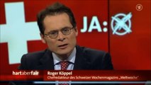 Roger Köppel erklärt dem deutschen Politiker, warum PEGIDA in der Schweiz gewonnen hat