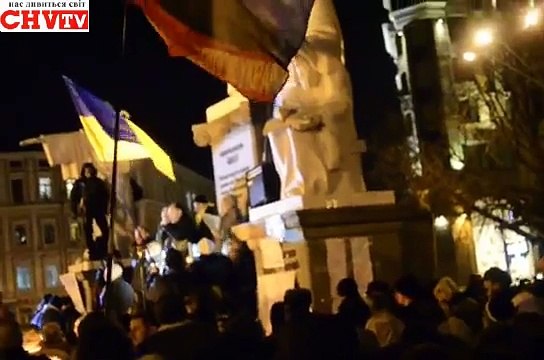 Ой у лузі червона калина у виконанні Євромайдану