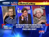 The Newshour Debate:  Rahul Gandhi CatNap (9th July 2014)