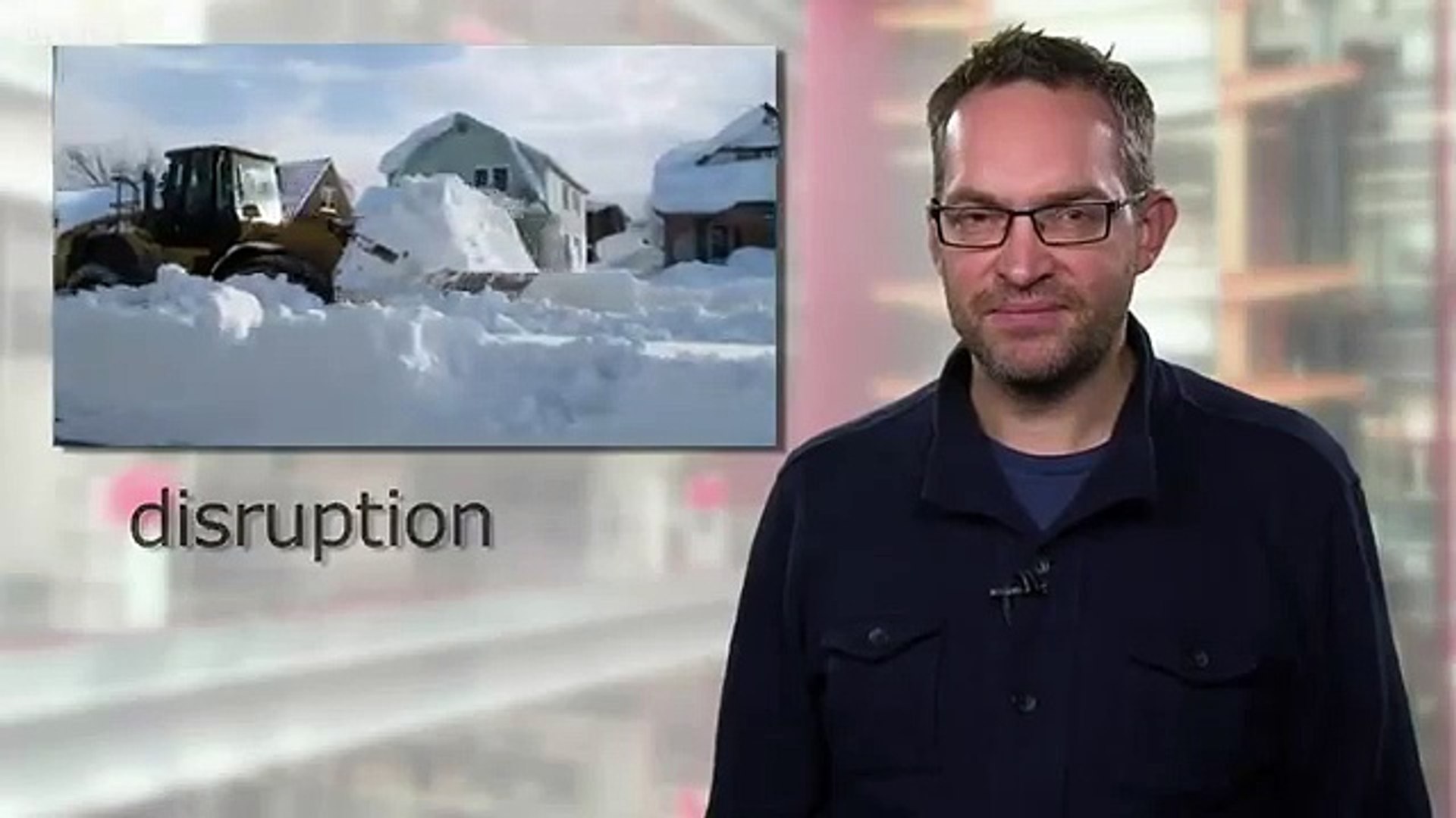 BBC Learning English  Video Words in the News  Snow in the US 26th November 2014