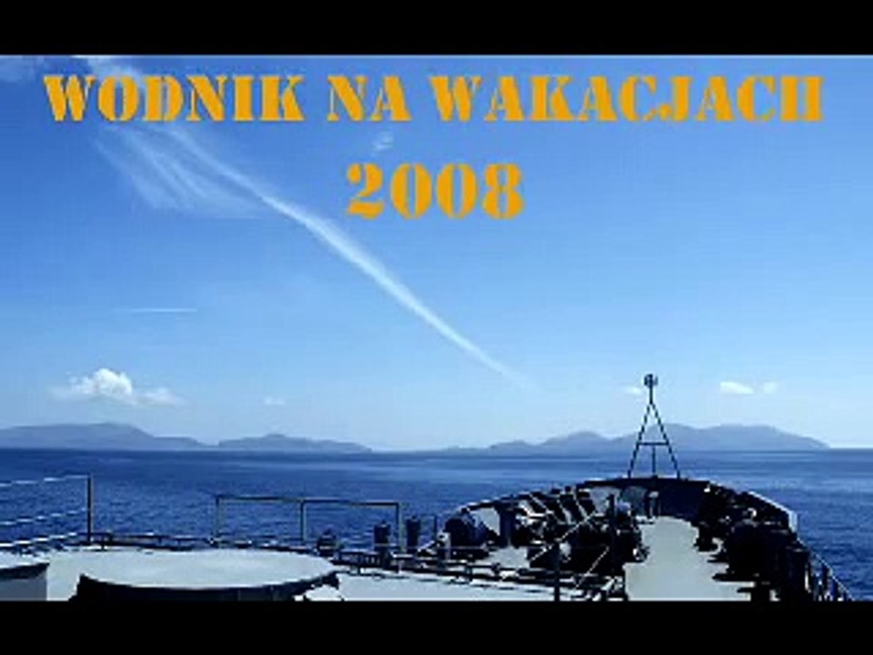 ORP Wodnik podczas sztormu