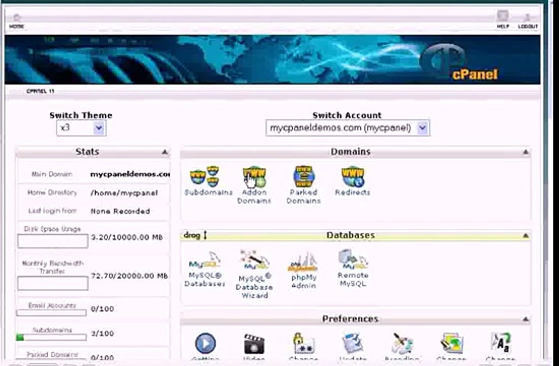 new domain name addon