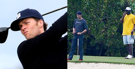 Tom Brady Plays Golf with Michael Jordan