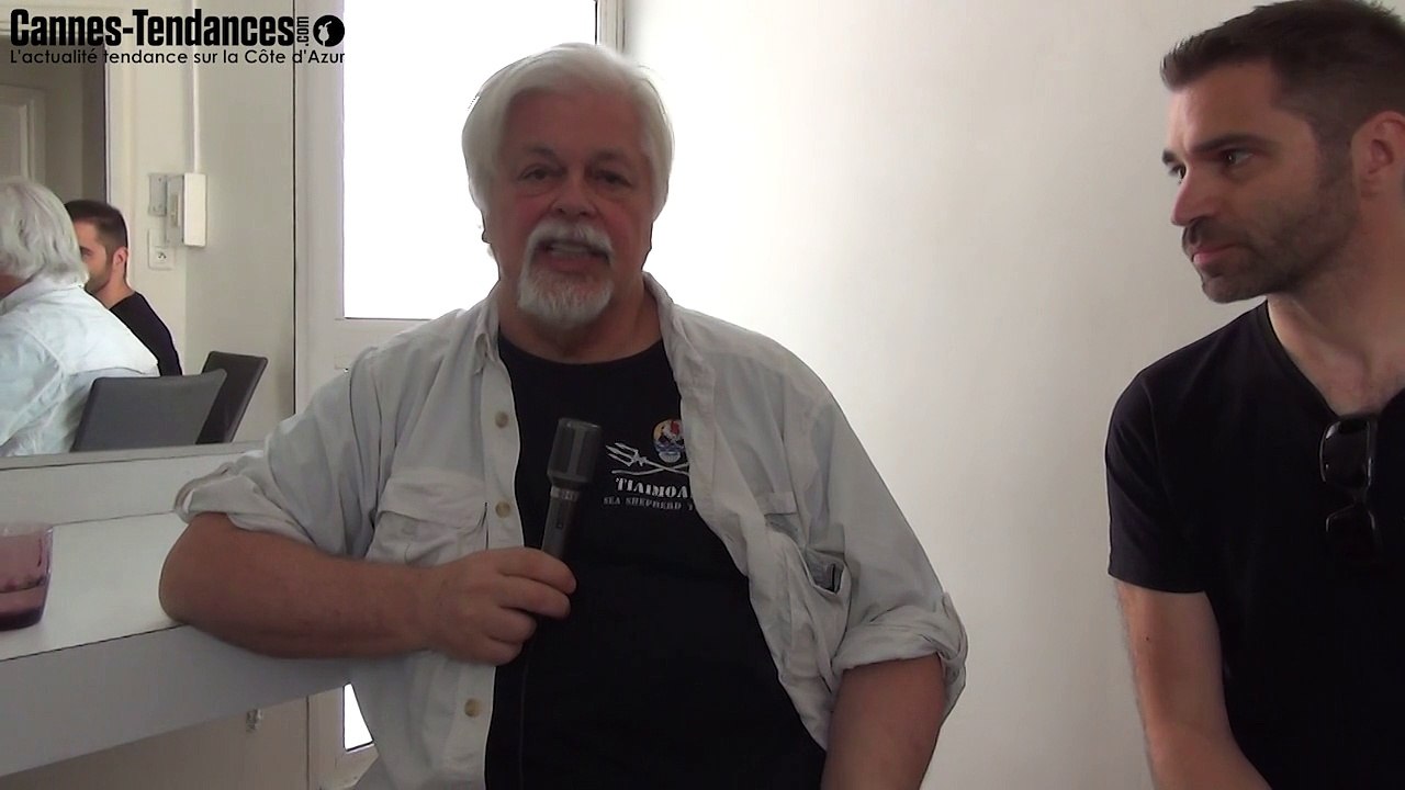 Interview Paul Watson SEA SHEPHERD à Mandelieu