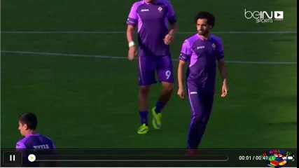 بالفيديو- محمد صلاح يضيف أرقاماً جديدةً مع فيورنتينا