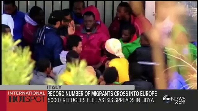 Record Number of Migrants Arrive in Europe Fleeing ISIS