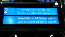 Alemania sin trenes por la novena huelga de maquinistas en once meses