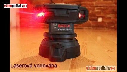 Bosch GSL2 Professional podlahový laser rychle změří nerovnosti na podlahy