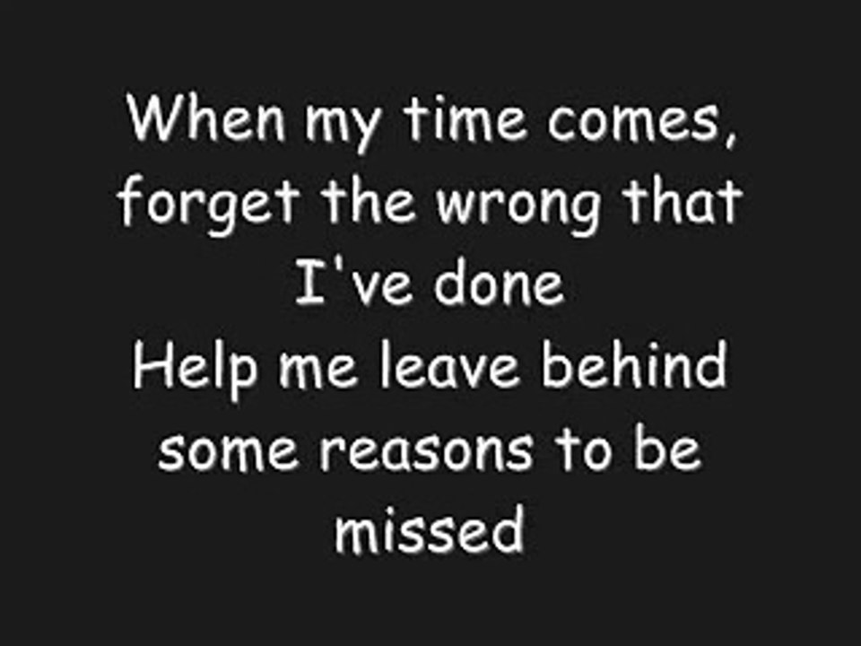 Linkin Park- Leave Out All The Rest (Lyrics)