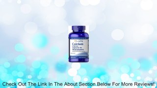 Puritan's Pride Calcium Citrate + Vitamin D3 Miniatures-200 mini Coated Tablets Review