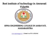 Best institute of technology in Amravati Vidarbh