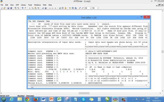 ATPDRAW - Aula 04/15 - Circuitos elétricos