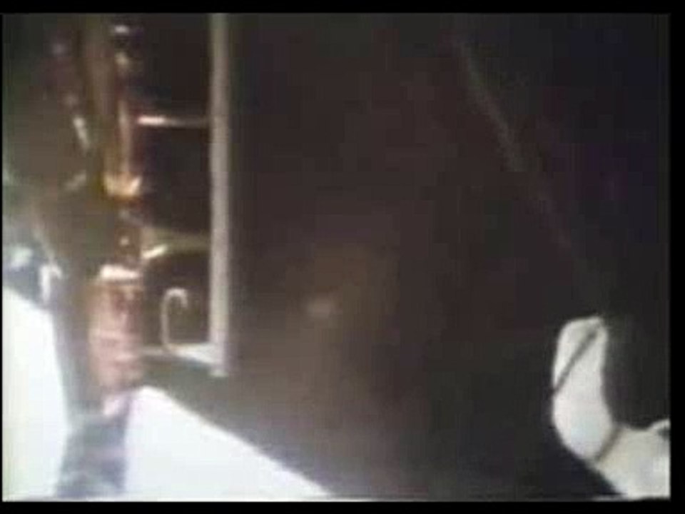 Moon Hoax Apollo 15 : Nevada Fake Moon Bay Wall is Seen in The Background