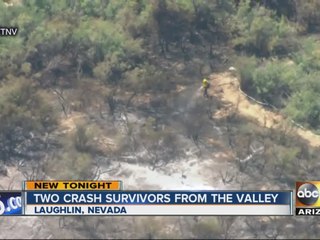 Two Laughlin plane crash survivors from the Valley