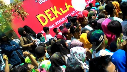 Jogja color fun run AKU INGIN KAMU KEMBALI ISTIMEWA