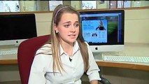 Student Athletes Taking Computer Test To Monitor Concussions