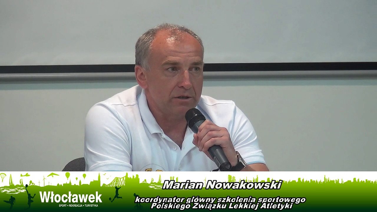 Mityng lekkoatletyczny  O Uśmiech Dziecka - kon ferencja prasowa