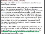 Learn Norwegian online | http://www.norwegianschoolonline.com