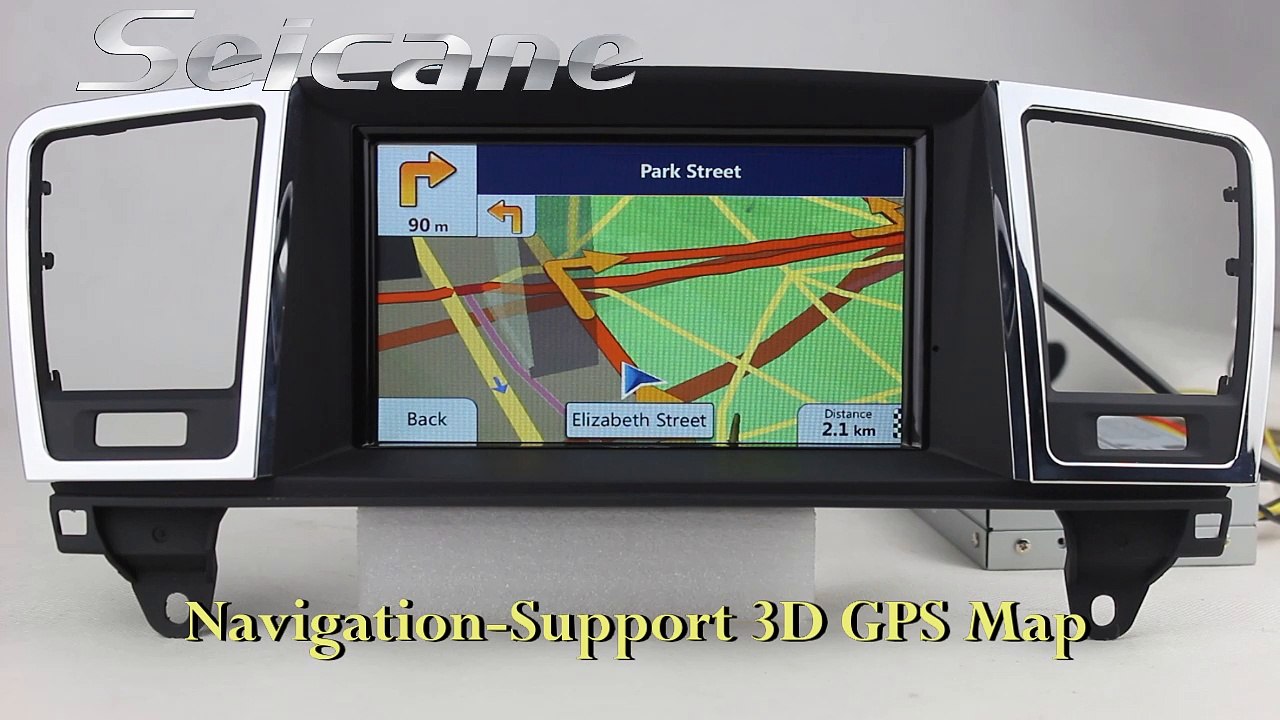 Original Car Reverse Track Supporting, 2012-2015 Mercedes Benz ML Class W166 Auto AV Stereo with Ipod TV MP3