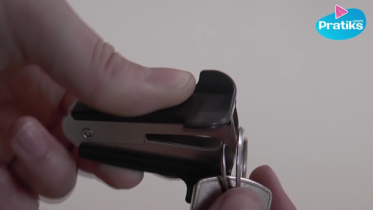 L'astuce pour ouvrir un anneau porte-clefs facilement