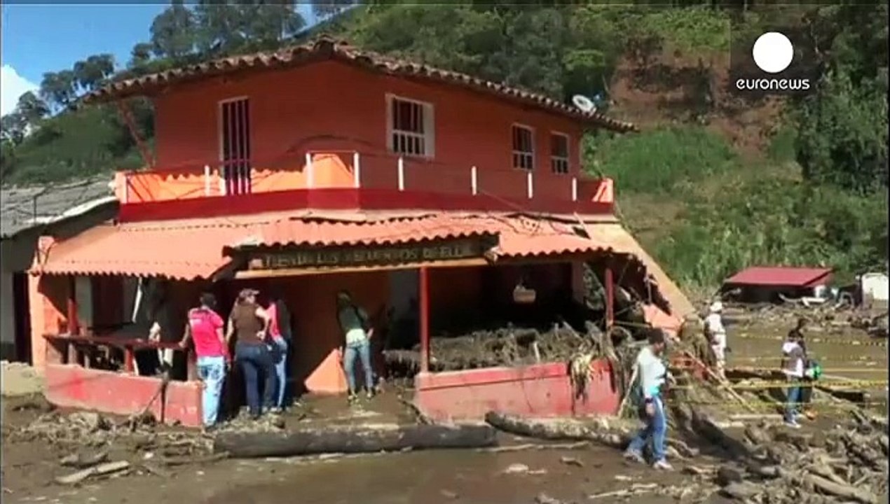 Kolumbien: Schlammlawine reisst ganze Ortschaft weg