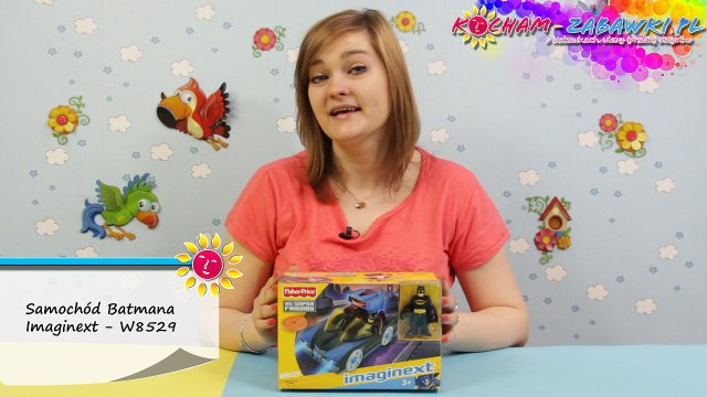 Batmobile with Lights / Samochód Batmana - Imaginext - Fisher-Price - W8529 - Recenzja