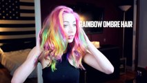 DYING MY HAIR: RAINBOW OMBRE | Brittany Balyn