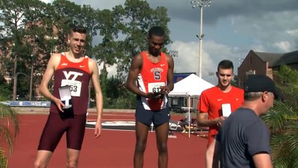 Justyn knight remporte le 1500 m avec une seule chaussure