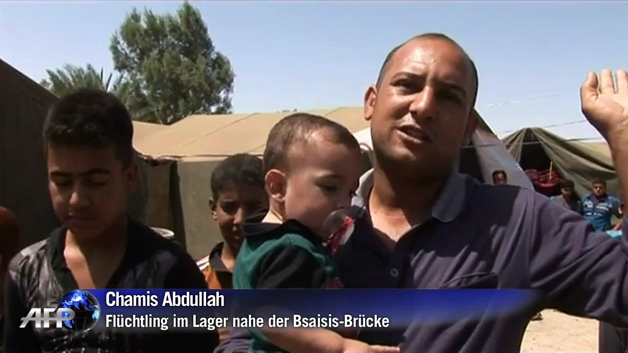 Flüchtlingselend nach einnahme von ramadi durch is