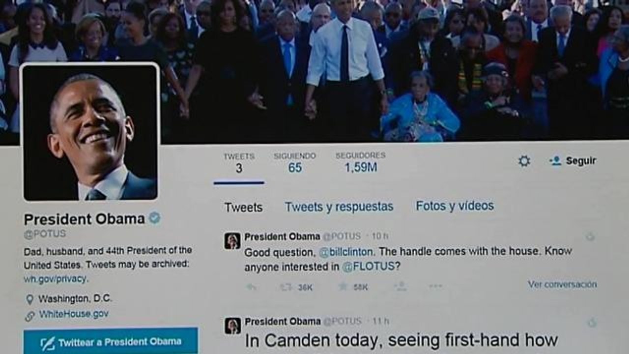 Obama ya tiene Twitter