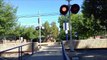 Union Pacific #1372 Power Move Chase at Railroad Crossings and SACRT Light Rail