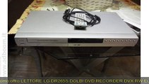 COMO, ERBA   LETTORE LG DR265S DOLBI DVD RECORDER DVX RW . EURO 50