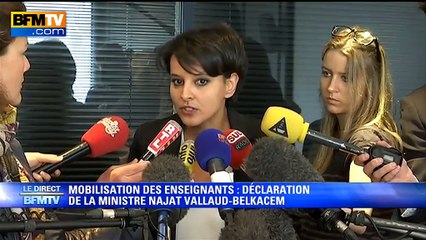 La réforme du collège "se fera car elle est indispensable", déclare Vallaud-Belkacem