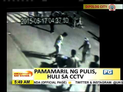 HULI SA CCTV: Pulis binaril ang nakaaway