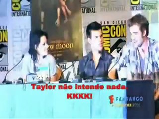 Robert Pattinson e Kristen Stewart Comic Con 2009 Legendado