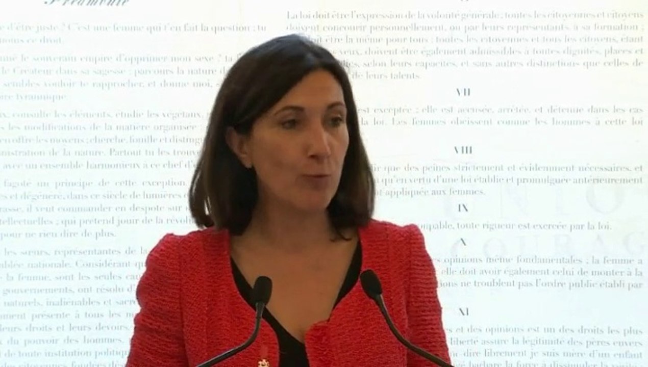 Discours Olympe de Gouges 07/05/15