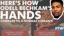 Odell Beckham has great hands, but just how big are his hands? An FTW investigation.