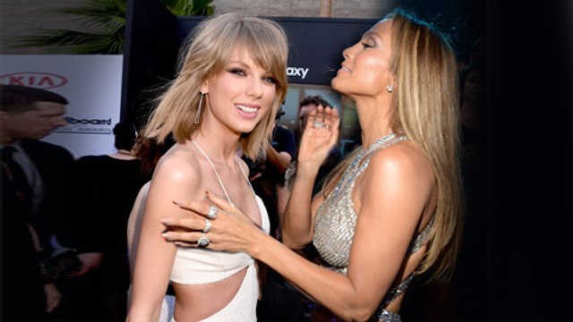 (VIDEO) Taylor Swift HUGS Jennifer Lopez | Billboard Music Awards 2015