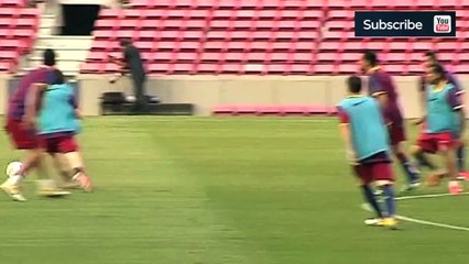 Messi latest injury in trainings