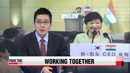 Pres. Park says Korea, India cooperation just getting started