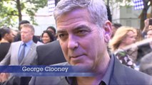 George Clooney Touches Down In London For Premiere
