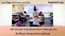 Learn Thai with Video - Thai Expressions and Words for the Classroom 2