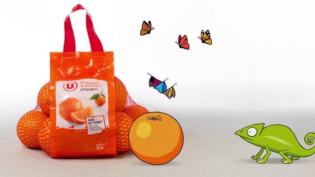 TBWA Paris, DAN Paris pour Système U - «Les produits U se mettent à nu» - mai 2015 - oranges U