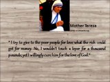 30 quotes, Mother Teresa